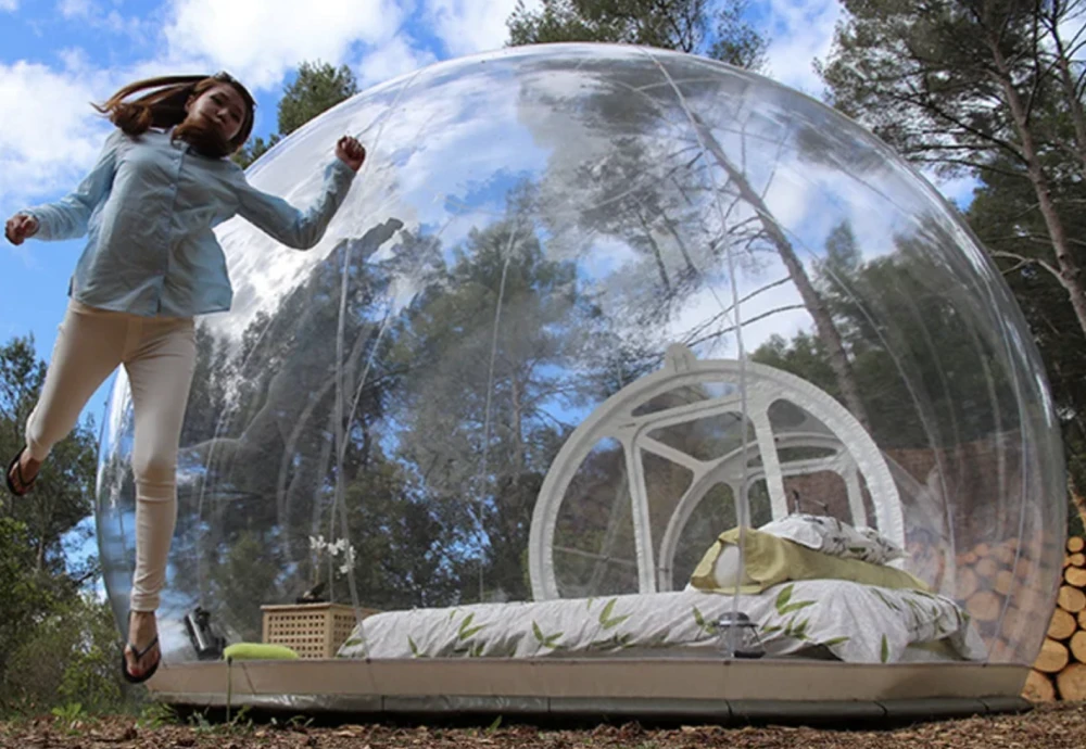 outdoor camping inflatable bubble tent